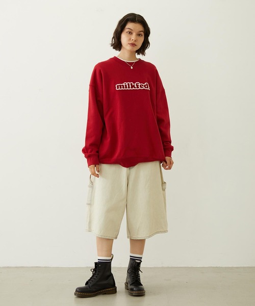 MILKFED.（ミルクフェド） トレーナー スウェット COOPER LOGO WIDE