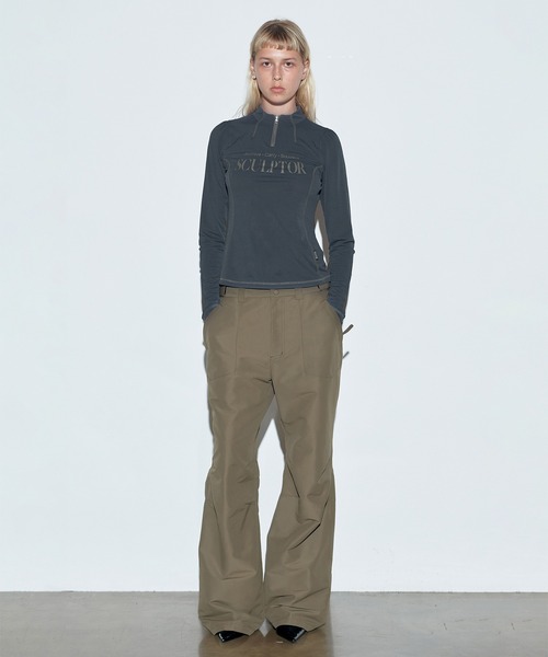 SCULPTOR 「SCULPTOR」 長袖カットソー SMALL ネイビー