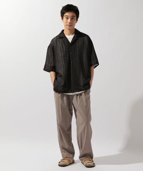 niko and… シャツ 無地透かし柄シャツ メンズ : ZOZOTOWN Yahoo