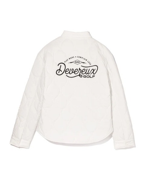 DEVEREUX GOLFレディースダウンJK 新品 未使用 デヴァローゴルフ モノグラムD ダウンジャケット ブラック