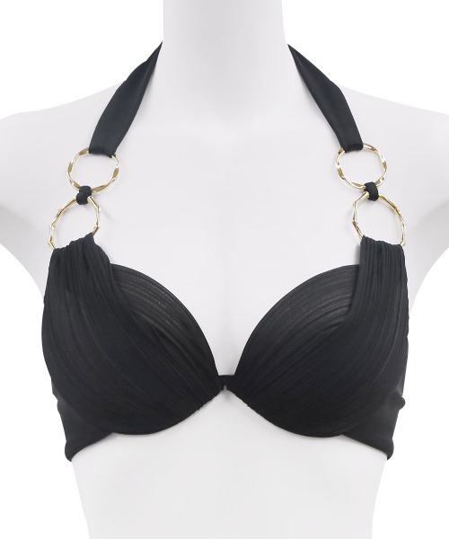 【未使用に近い】ANNEBRA Cruise モチーフフレーズビキニ ANNEBRA（ファッション） 水着 Cirque ゴールドリングデザイン