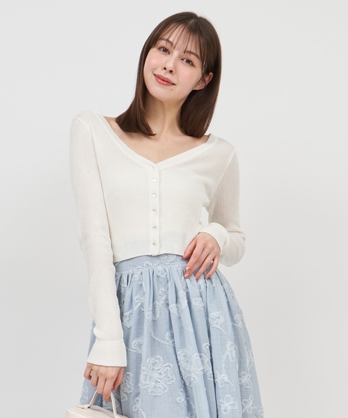 【即日発送】【匿名配送】【新品】ロイヤルパーティー　カーディガン ROYAL PARTY（ロイヤルパーティー） カーディガン チェーントリミング