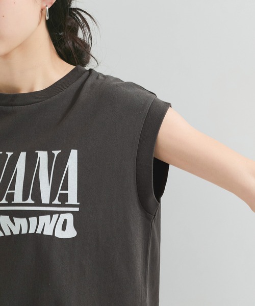 tシャツ 「GOOD ROCK SPEED/グッドロックスピード」NIRVANA ノースリーブTシャツ レディース GOOD ROCK SPEED tシャツ 「GOOD SPEED/グッドロックスピード