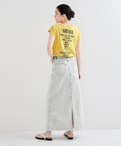 tシャツ 「GOOD ROCK SPEED/グッドロックスピード」NIRVANA ノースリーブTシャツ レディース GOOD ROCK SPEED tシャツ 「GOOD SPEED/グッドロックスピード