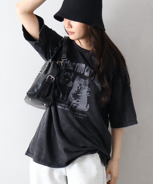 SpRay（スプレイ） tシャツ 半袖 ピグメントプリントBIGTシャツ