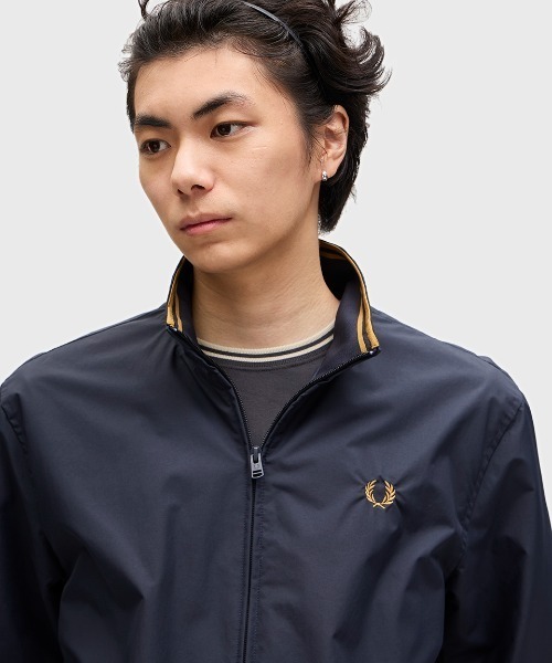 FRED PERRY ブルゾン FRED PERRY（フレッドペリー） ナイロンブルゾン S ブラック メンズ