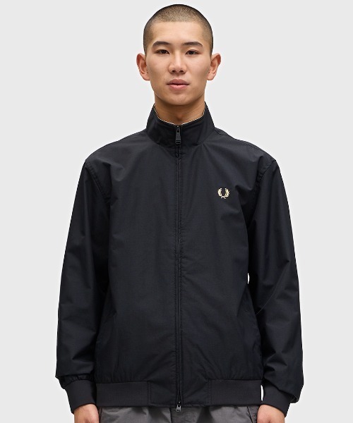 FRED PERRY ブルゾン FRED PERRY（フレッドペリー） ナイロンブルゾン S ブラック メンズ