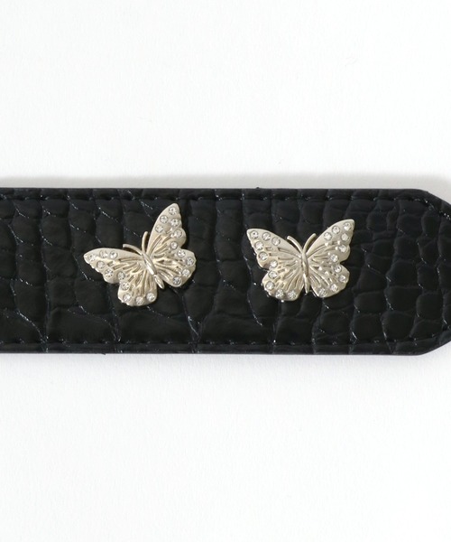 d.i.a 蝶モチーフ ストーン装飾 ベルト 買う