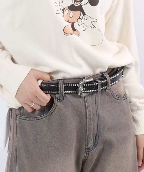 ベルト トレンドベルトアソート/ラメグリッター・ダブルスタッズ