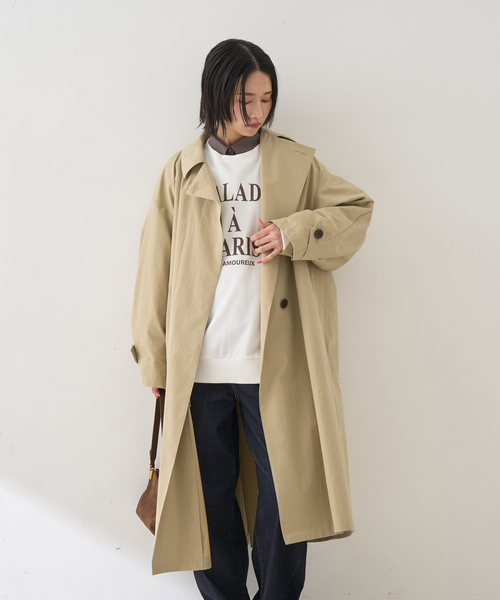 Rouge vif（ルージュ ヴィフ） ステンカラーコート コート 撥水