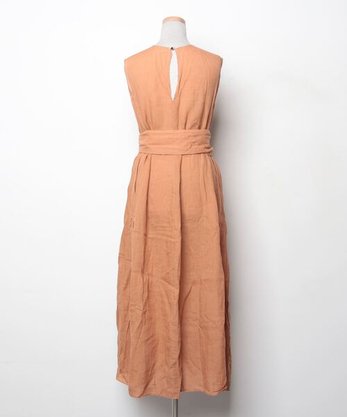IENA（イエナ） ノースリーブワンピース 38 オレンジ レディース