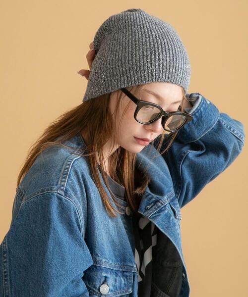 URBAN RESEARCH Sonny Label ニット帽 ニットキャップ スパンコール