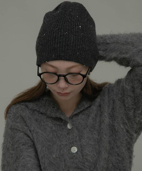URBAN RESEARCH Sonny Label ニット帽 ニットキャップ スパンコール