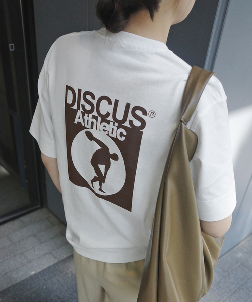 tシャツ DISCUS/ディスカス SLOBE別注 グラフィックTEE レディース