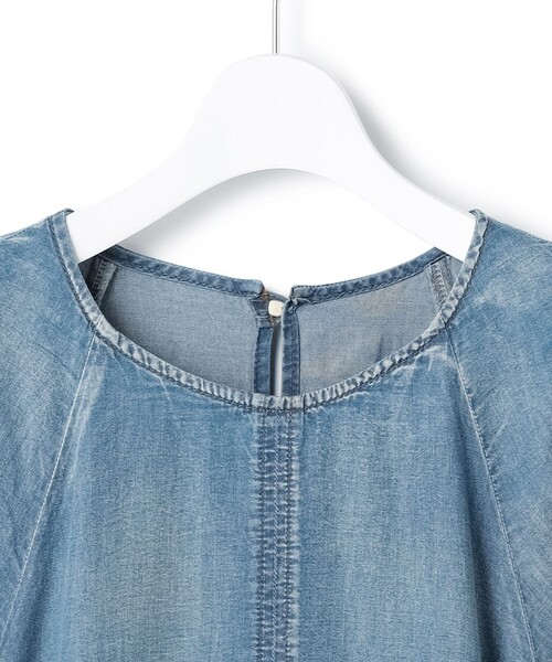 J.PRESS YORK STREET ドレス 「WOMEN」デニムダンガリー ワンピース