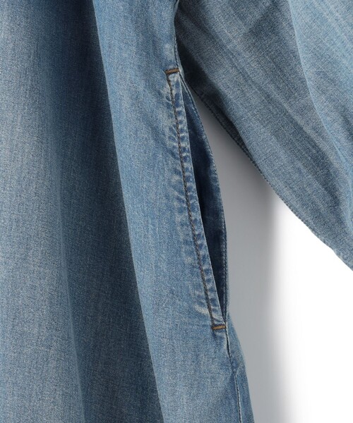 J.PRESS YORK STREET ドレス 「WOMEN」デニムダンガリー ワンピース