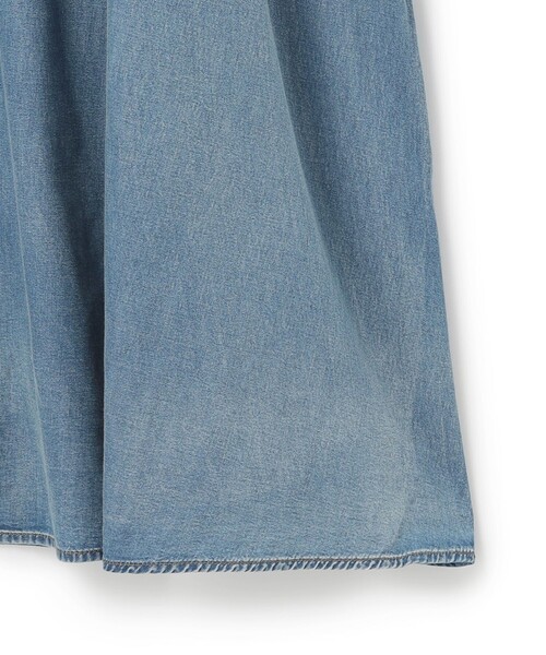 J.PRESS YORK STREET ドレス 「WOMEN」デニムダンガリー ワンピース