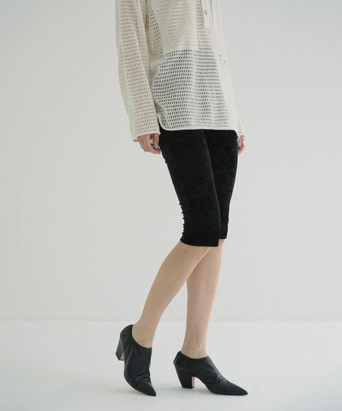 CLANE（クラネ） パンツ VELOUR CAPRI PANTS レディース : ZOZOTOWN