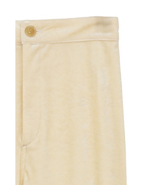 CLANE（クラネ） パンツ VELOUR CAPRI PANTS レディース : ZOZOTOWN