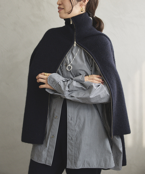 VERMEIL par iena（ヴェルメイユパーイエナ） カーディガン woolyakmix