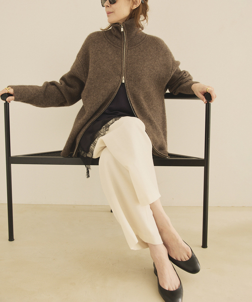 VERMEIL par iena（ヴェルメイユパーイエナ） カーディガン woolyakmix