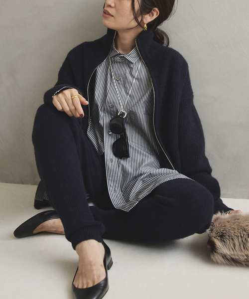 VERMEIL par iena（ヴェルメイユパーイエナ） カーディガン woolyakmix