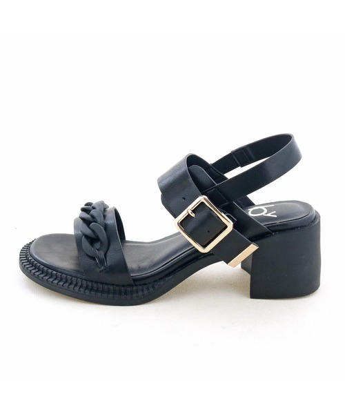 「byあしながおじさん」 ヒールサンダル S アイボリー レディース_画像4