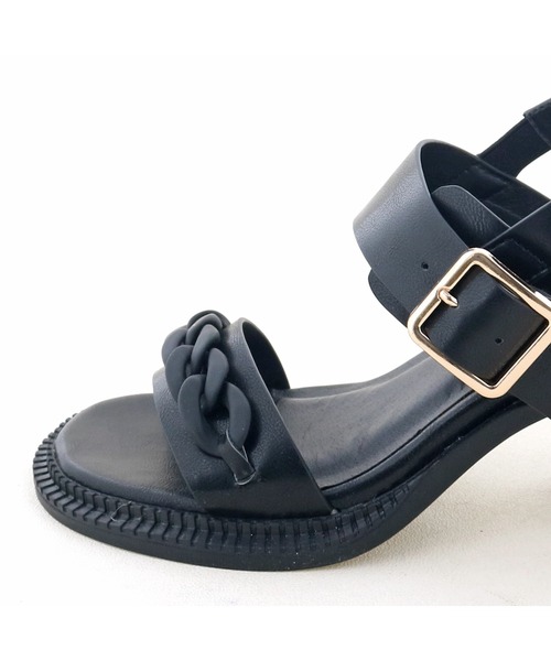 「byあしながおじさん」 ヒールサンダル S アイボリー レディース_画像5