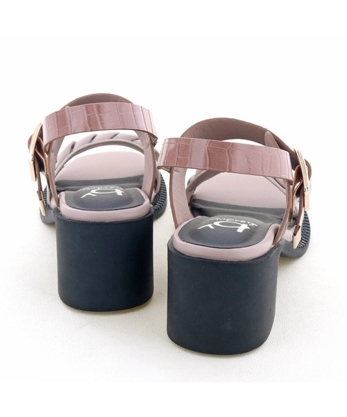 「byあしながおじさん」 ヒールサンダル S アイボリー レディース_画像9