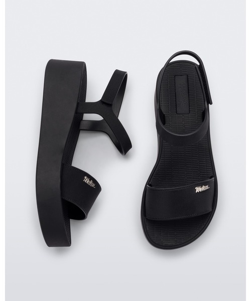 「melissa」 ヒールサンダル 37 ブラック レディース_画像8