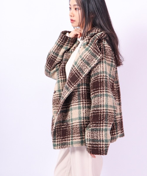 「Anna Nicola」 ピーコート 38 ブラウン レディース_画像4