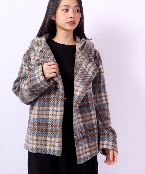 「Anna Nicola」 ピーコート 38 ブラウン レディース_画像6