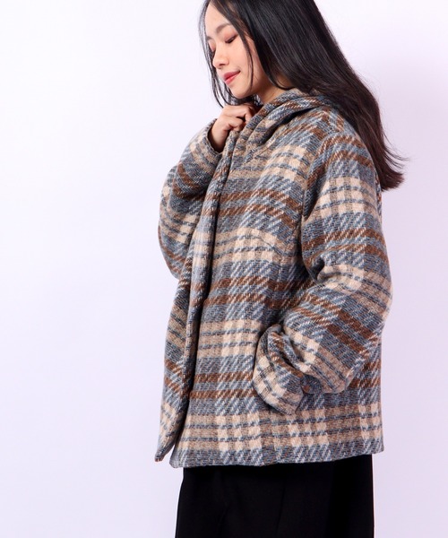 「Anna Nicola」 ピーコート 38 ブラウン レディース_画像8