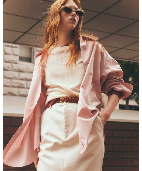 「THE SHINZONE」 半袖カットソー FREE オフホワイト レディース_画像3