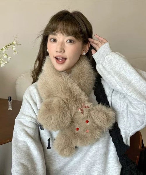 pyornim（ピョルニム） マフラー ストール もふもふ わんちゃん