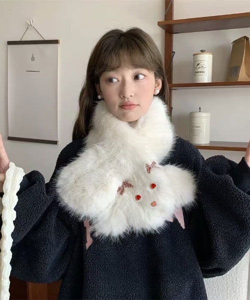 pyornim（ピョルニム） マフラー ストール もふもふ わんちゃん