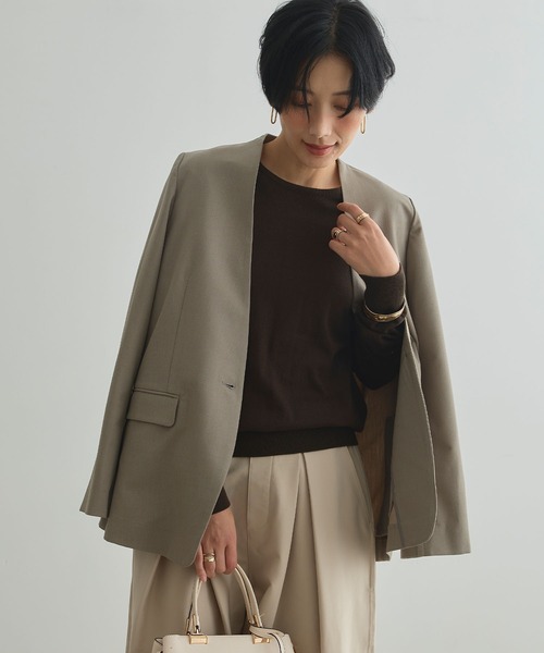 CROSS FUNCTION（クロスファンクション） ジャケット ノーカラー