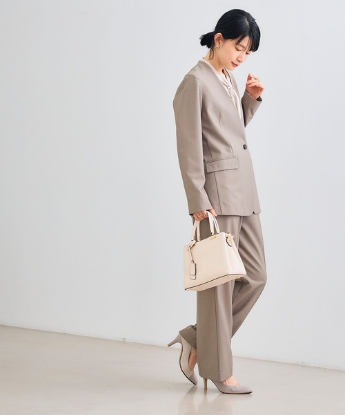 cloth &crossノーカラージャケット！コーディネートのブラウス付けます！ cloth &crossノーカラージャケット！コーディネートのブラウス付けます