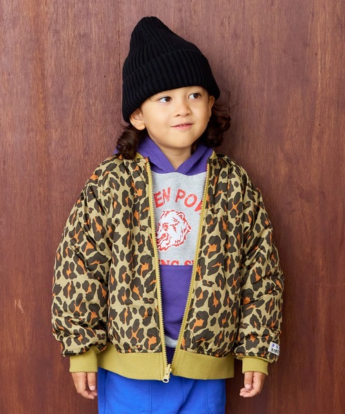 MOSCHINO kids フリースジャケット リバーシブル アウター 80㎝ MARKEY'S（マーキーズ） ブルゾン アウター リバーシブルブルゾン