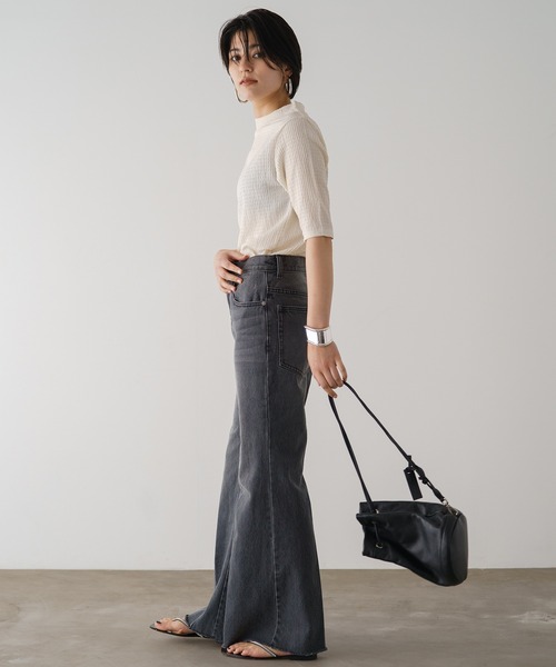 「LOUNGEDRESS」 半袖Tシャツ FREE アイボリー レディース_画像6