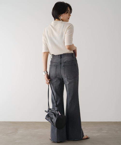 「LOUNGEDRESS」 半袖Tシャツ FREE アイボリー レディース_画像7