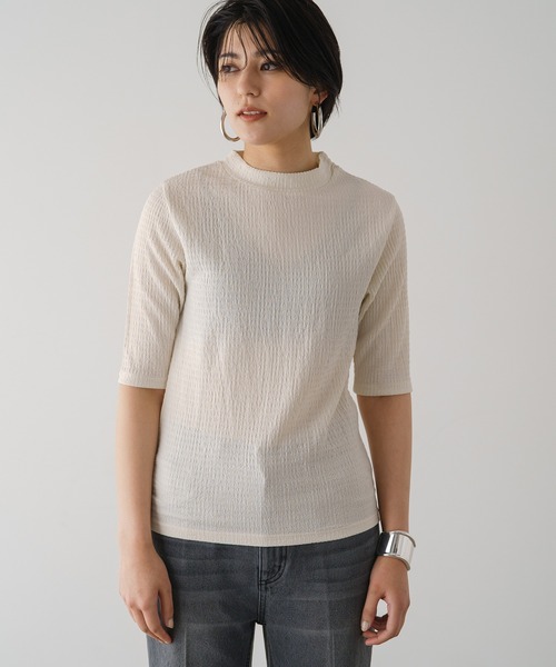 「LOUNGEDRESS」 半袖Tシャツ FREE アイボリー レディース_画像8