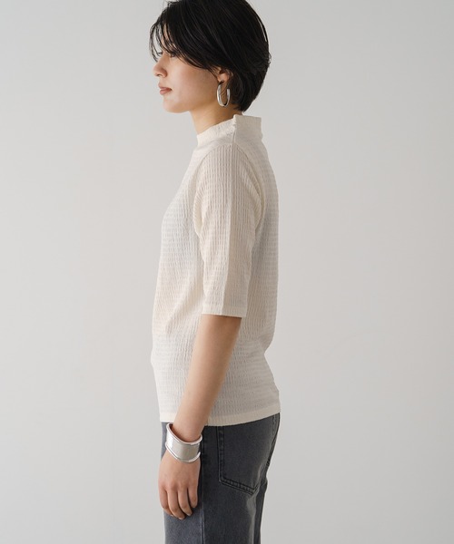 「LOUNGEDRESS」 半袖Tシャツ FREE アイボリー レディース_画像9