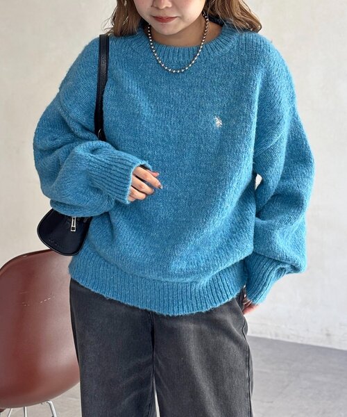 新品未使用 UTAA ユタ レディース ニット セーター Sサイズ U.S. POLO ASSN.（ユーエスポロアッスン） ニット セーター 「U.S.