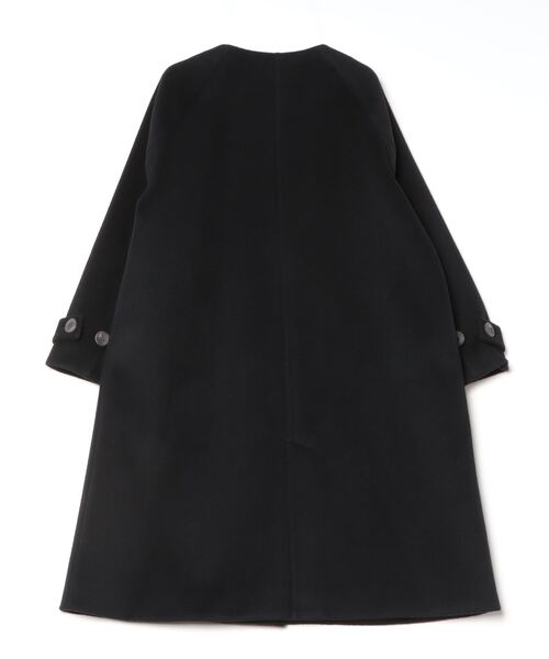 B：MING by BEAMS BALLI ノーカラー ロング コート 