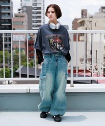 「PBLIM」 半袖Tシャツ SMALL グレイッシュベージュ レディースの画像9
