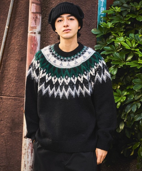 niko and…（ニコアンド） セーター ニット ノルディックニットプル