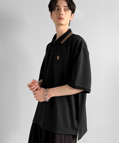 「Classical Origin」 半袖ポロシャツ LARGE ネイビー メンズ_画像2