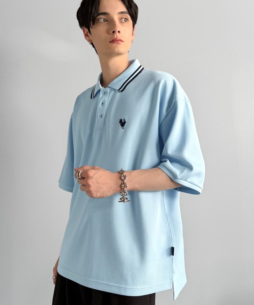 「Classical Origin」 半袖ポロシャツ LARGE ネイビー メンズ_画像5