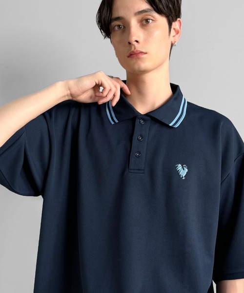 「Classical Origin」 半袖ポロシャツ LARGE ネイビー メンズ_画像7